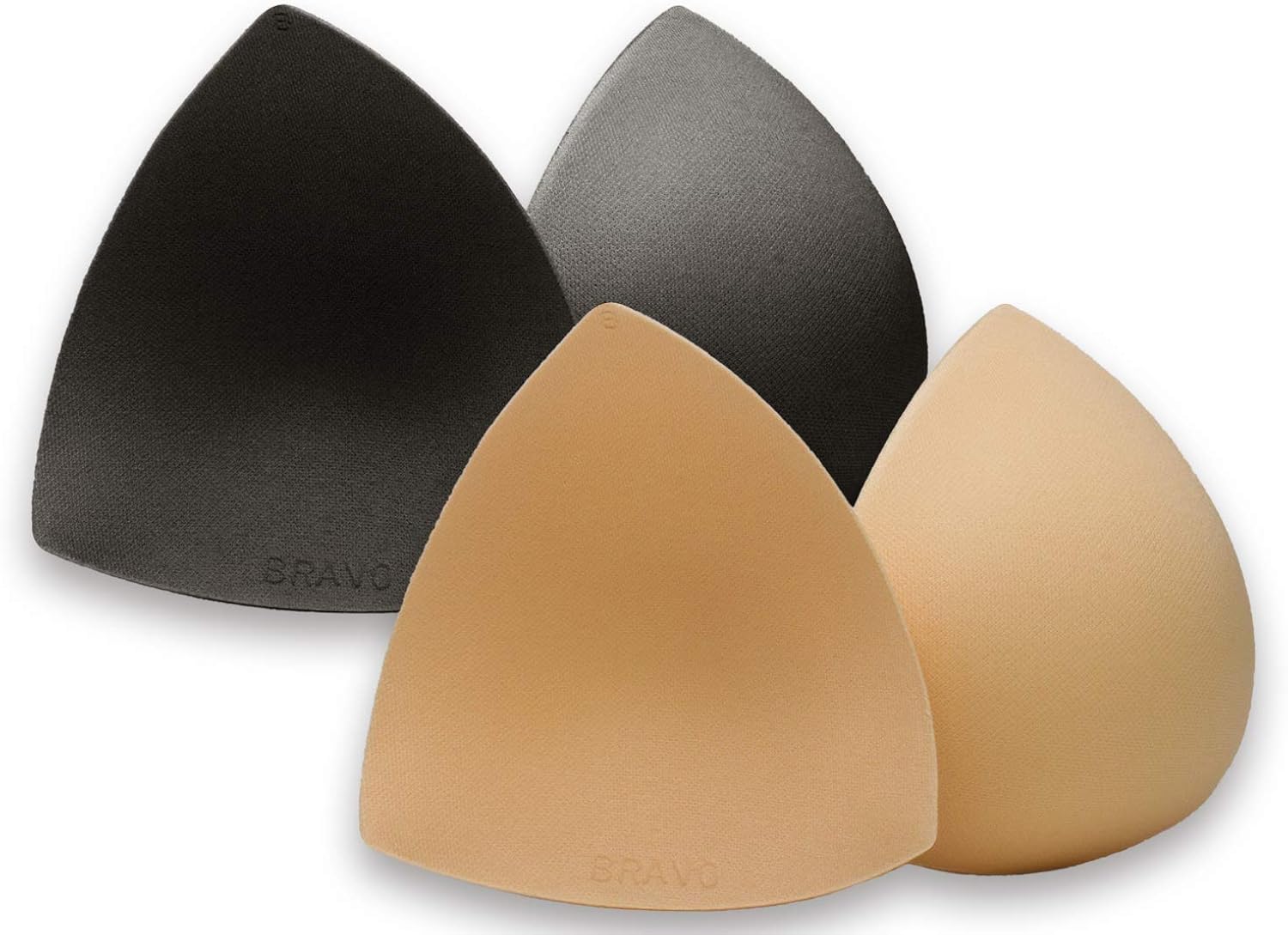 bravo 女式三角运动胸罩,泳衣或文胸插入